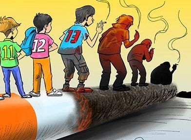 سن مصرف دخانیات به ۱۳ سال رسید! / کاریکاتور