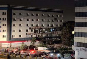 صدای انفجار شدید در غرب تهران