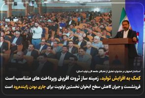 استاندار اصفهان: جریان رسانه‌ای دنیا تلاش می‌کند کلوخ خودرا گوهر و گوهر مارا به دنیا گردو معرفی‌کند