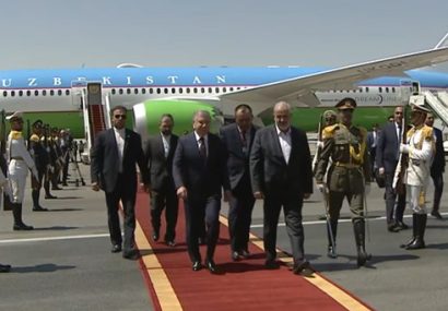 پس از 20 سال رئیس‌جمهوری از ازبکستان وارد تهران شد