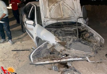 جولان حادثه در جاده‌های ورودی دشتستان+ تصاویر