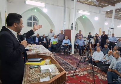گفتار ناپسند فرماندار گلپایگان با مردم روستای وانشان ؟ + فیلم